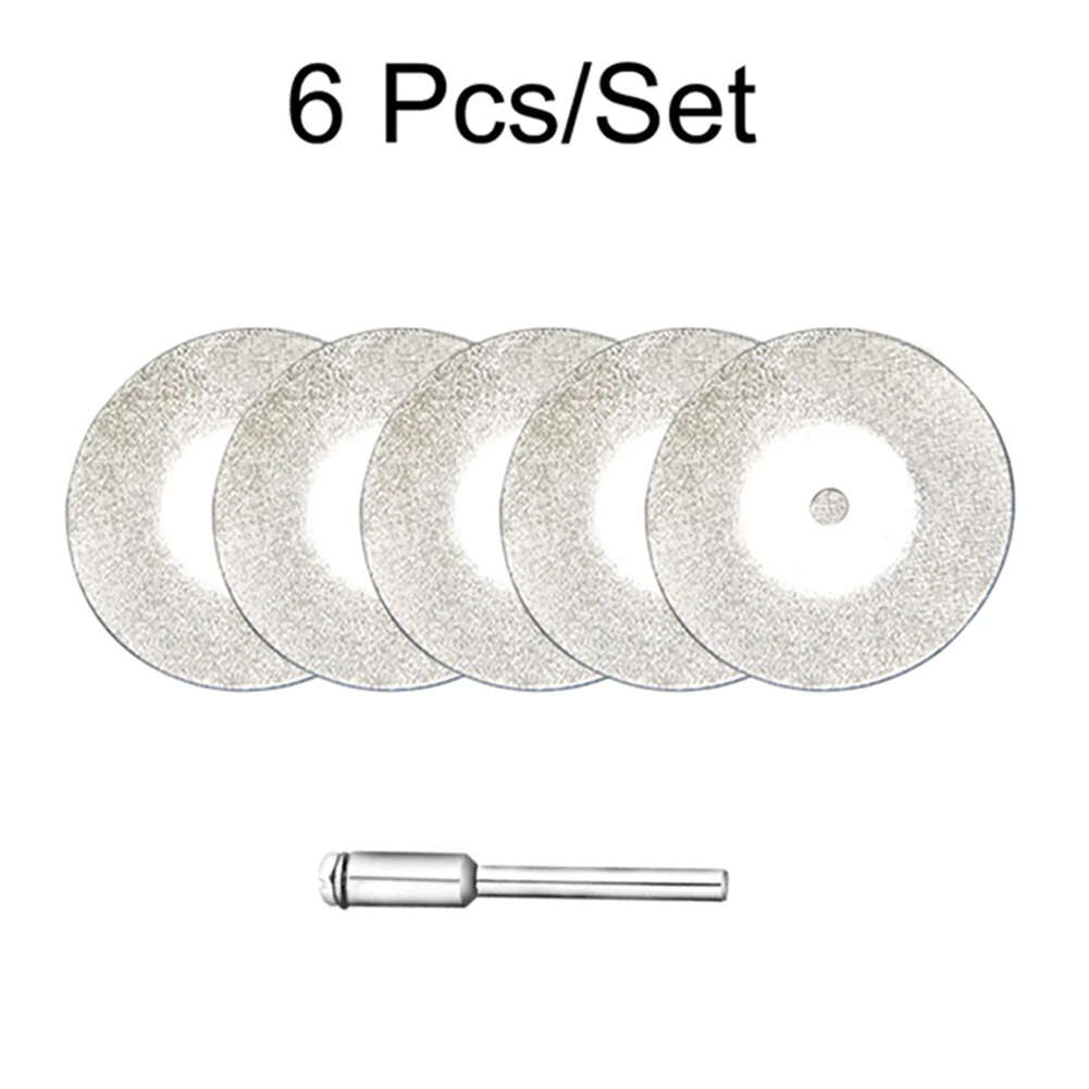 6 Pcs Cutting Disc Circular Saw Blade W/ Shank For Diamond Marble Cutting Tools Electric Grinder Rotary Tools Accessories
6 Pcs Cutting Disc Circular Saw Blade W/ Shank For Diamond Marble Cutting Tools Electric Grinder Rotary Tools Accessories
