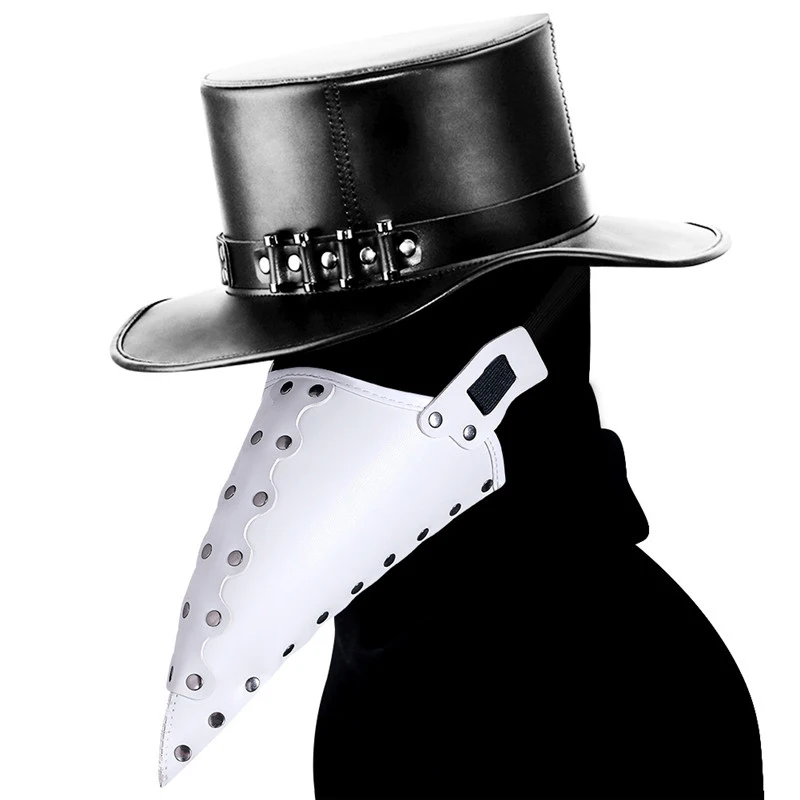 Punk Plague Doctor Bird Mask Halloween Cosplay Masks Beak Leather Scary Horror Masquerade Half Face Costume Props Black Mask
Punk Plague Doctor Bird Mask Halloween Cosplay Masks Beak Leather Scary Horror Masquerade Half Face Costume Props Black Mask