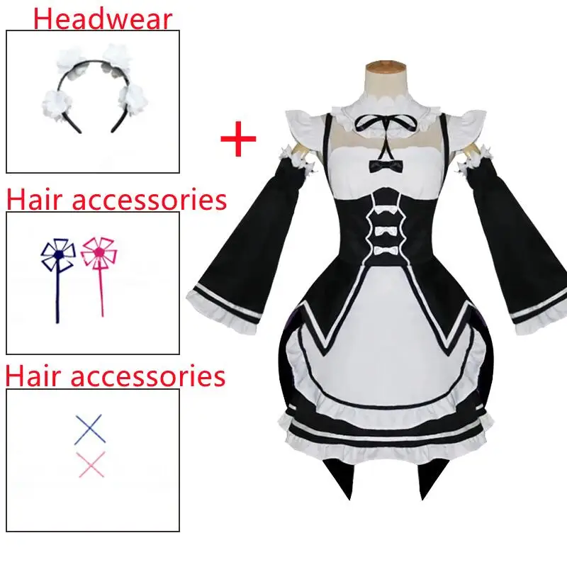 Re:zero Black Maid Outfit Dress Uniform Halloween Costume Re Life In A Different World From Zero Ram/Rem Costume Anime Cosplay
Re:zero Black Maid Outfit Dress Uniform Halloween Costume Re Life In A Different World From Zero Ram/Rem Costume Anime Cosplay