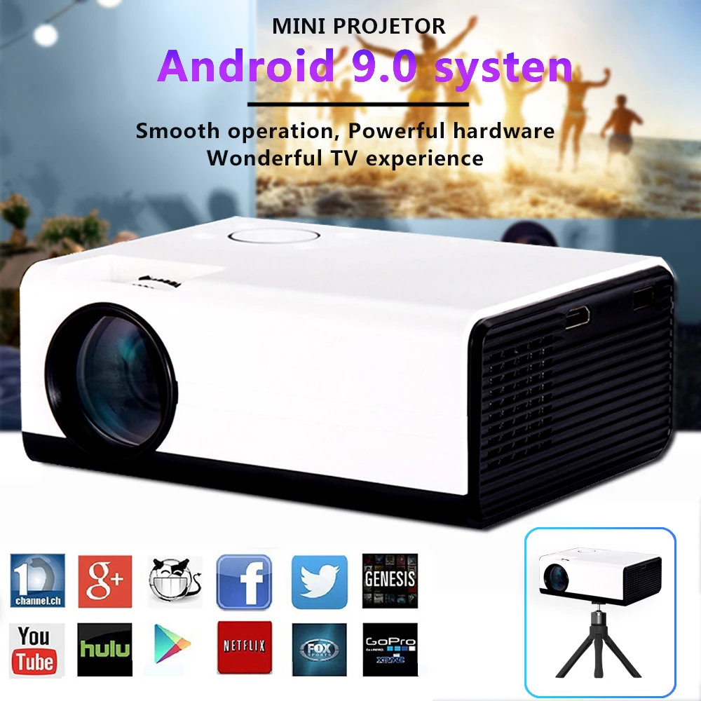 1080p Wifi Com Suporte Para кинопроектор 4k Ultra Hd Android 9.0 LCD 7500 люмен Домашний Bluetooth Usb светодиодный мини портативный
1080p Wifi Com Suporte Para кинопроектор 4k Ultra Hd Android 9.0 LCD 7500 люмен Домашний Bluetooth Usb светодиодный мини портативный