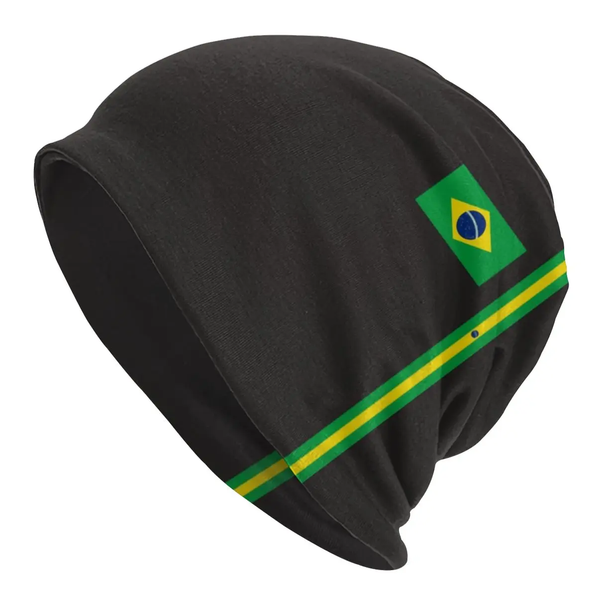 

Brazil Flag Bonnet Hat Beanie Knitting Hats Men Women Hip Hop Unisex Brazilian National Emblem Winter Warm Skullies Beanies Caps