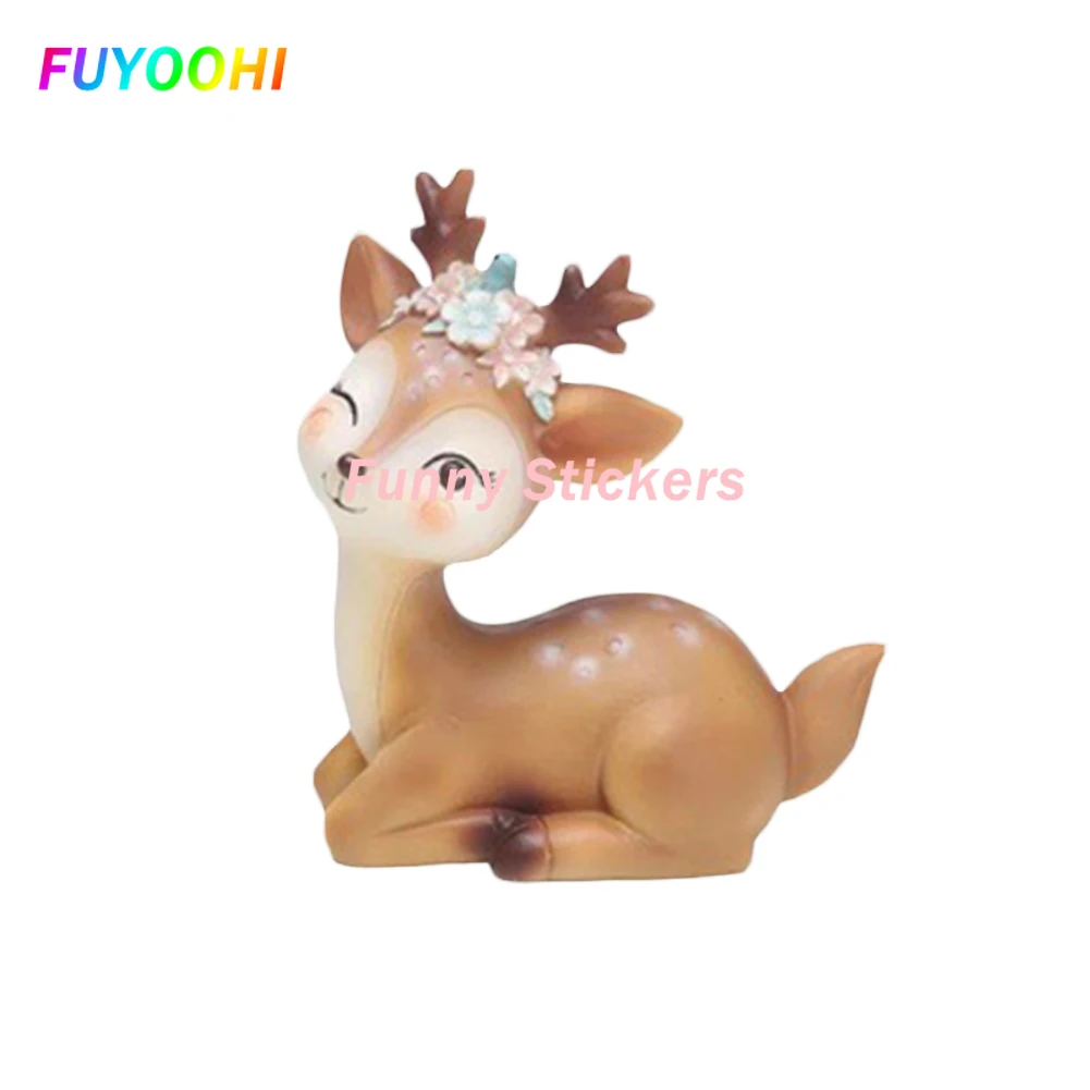 FUYOOHI Exterior/Protection Fashion Stickers Cute Simulated Sika Deer Christmas Home Party Desktop Cake Decor Car Sticker
FUYOOHI Exterior/Protection Fashion Stickers Cute Simulated Sika Deer Christmas Home Party Desktop Cake Decor Car Sticker