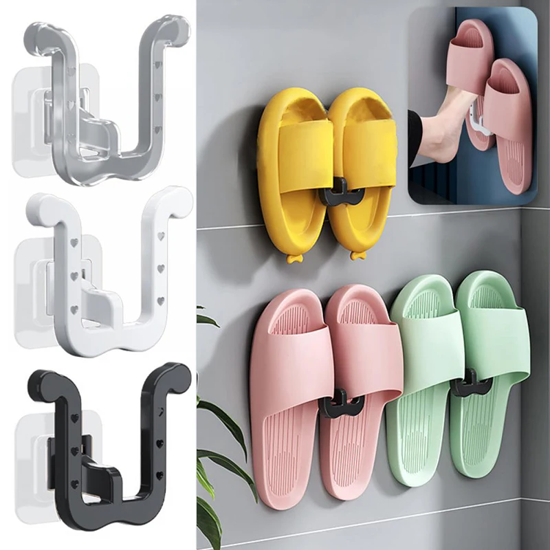 Wall Mounted Slippers Rack Sandals Shoes Storage Rack Simple Slipper Hook Organizer for Bathroom Bedroom Toilet Drainage Rack
Wall Mounted Slippers Rack Sandals Shoes Storage Rack Simple Slipper Hook Organizer for Bathroom Bedroom Toilet Drainage Rack
