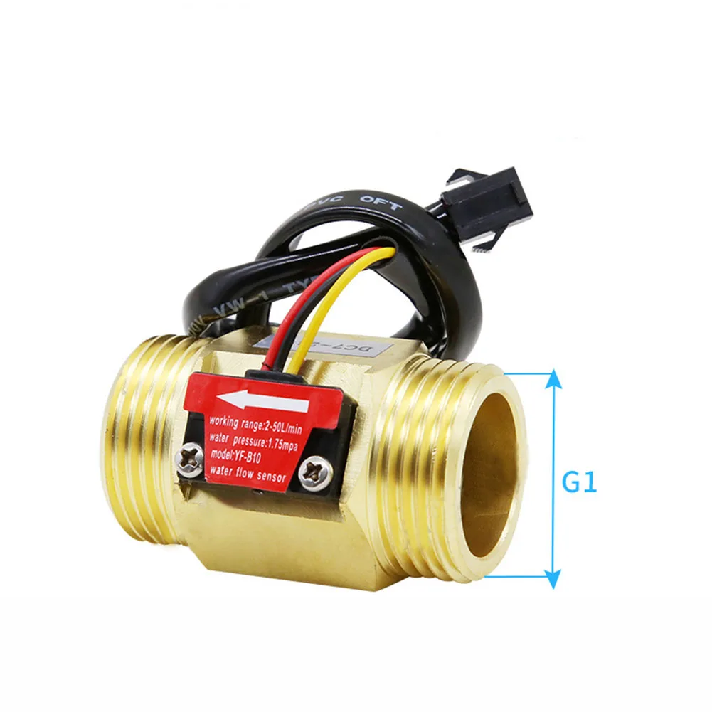 G1 Hall Effect Liquid Water Stream Sensor Switch Stream Meter Meter Counter DC5V Water-proof Design To Prevent Water Ingress
G1 Hall Effect Liquid Water Stream Sensor Switch Stream Meter Meter Counter DC5V Water-proof Design To Prevent Water Ingress