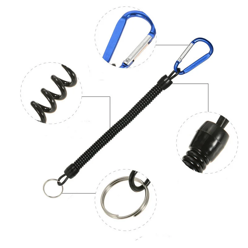Tactical Retractable Spring Elastic Rope Security Gear Tool Hiking Camping Anti-lost Phone Keychain Fishing Lanyards Outdoor
Tactical Retractable Spring Elastic Rope Security Gear Tool Hiking Camping Anti-lost Phone Keychain Fishing Lanyards Outdoor