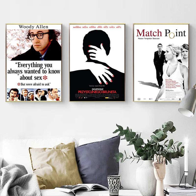 Классические кинопостеры и принты Вуди Аллен, винтажный декор, Картина на холсте, популярный современный стиль, эстетический декор комнаты,...
Классические кинопостеры и принты Вуди Аллен, винтажный декор, Картина на холсте, популярный современный стиль, эстетический декор комнаты,...