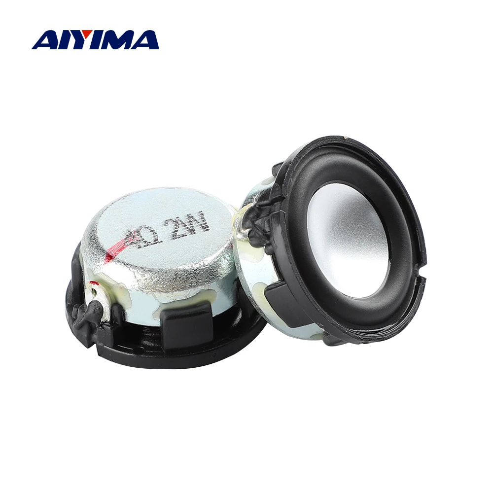 Aiyima 2Pcs 1Inch 4 8 Ohm 2W Full Range Speaker Mini Neodymium Loudspeaker DIY Ultra-Thin Round Bluetooth Speakers 24 23mm
Aiyima 2Pcs 1Inch 4 8 Ohm 2W Full Range Speaker Mini Neodymium Loudspeaker DIY Ultra-Thin Round Bluetooth Speakers 24 23mm