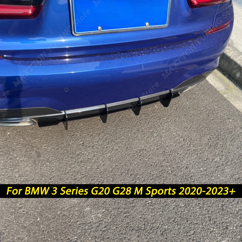 For BMW 3 Series G20 G28 M Sports 2020-2023+ Glossy Black ABS Car Rear Bumper Lip Diffuser Splitters Spoile Tuning Accessories
For BMW 3 Series G20 G28 M Sports 2020-2023+ Glossy Black ABS Car Rear Bumper Lip Diffuser Splitters Spoile Tuning Accessories