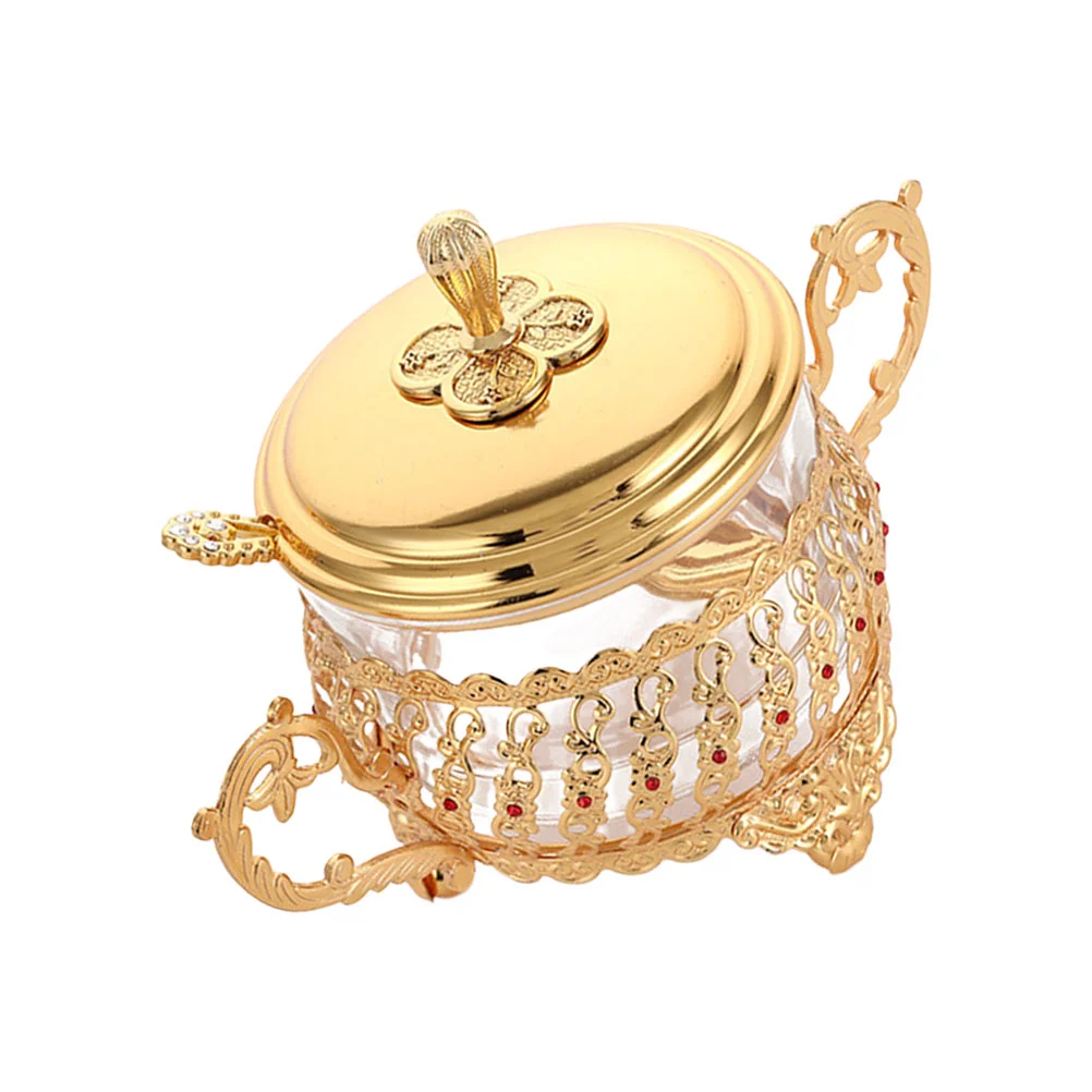 Storage Jar Candy Dish with Lid Sugar Bowl Condiment Pot Container Buffet Jar Biscuit for Home Kitchen Living Room
Storage Jar Candy Dish with Lid Sugar Bowl Condiment Pot Container Buffet Jar Biscuit for Home Kitchen Living Room