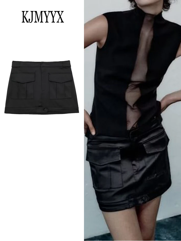 KJMYYX 2023 New Women Fashion High Waist Mini Skirt Versatile Summer Female Vintage Solid Casual Short Skirts Mujer Black
KJMYYX 2023 New Women Fashion High Waist Mini Skirt Versatile Summer Female Vintage Solid Casual Short Skirts Mujer Black