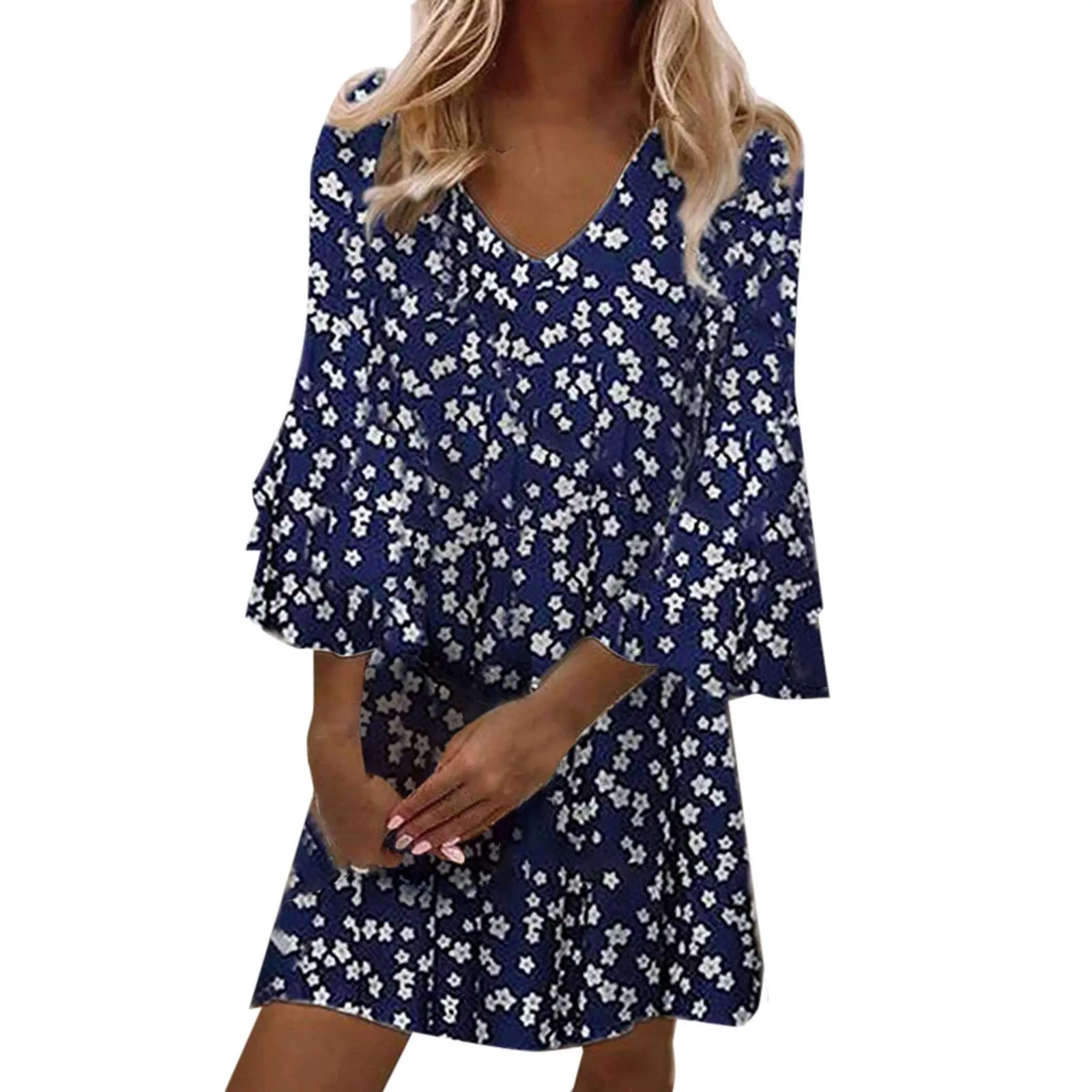 Vintage flared sleeves summer dress women Cute Shift Dress Ruffle V Neck Loose Swing Womens Mini Dress femmes Holiday vestido
Vintage flared sleeves summer dress women Cute Shift Dress Ruffle V Neck Loose Swing Womens Mini Dress femmes Holiday vestido
