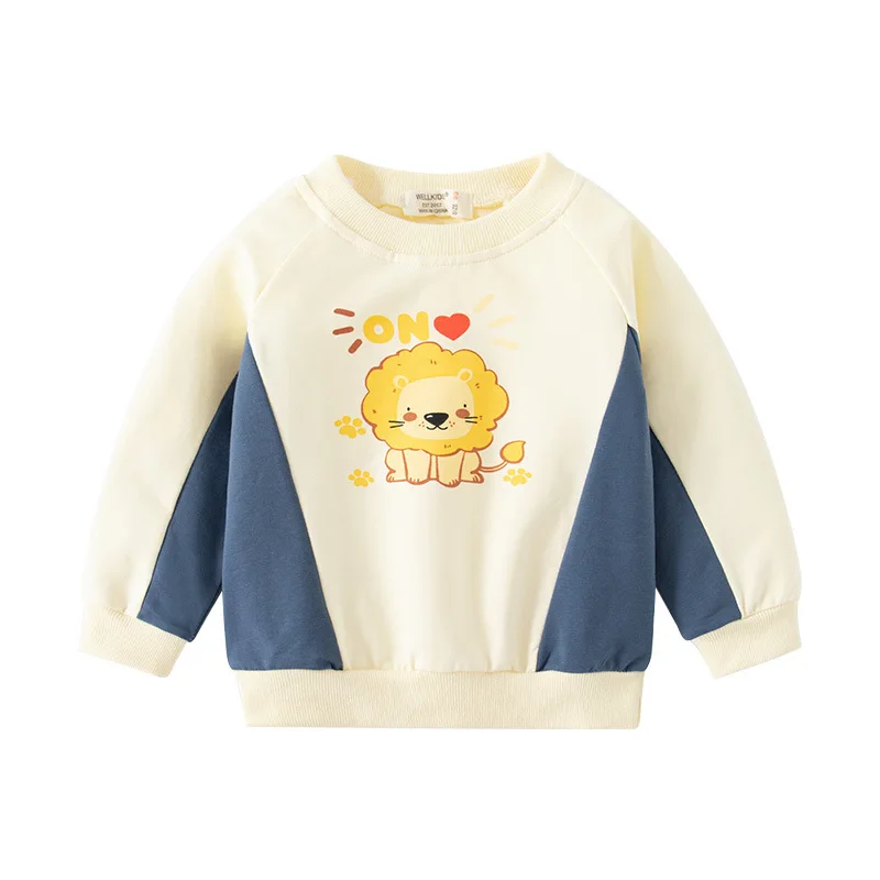 Детский пуловер с длинным рукавом и круглым вырезом
Детский пуловер с длинным рукавом и круглым вырезом