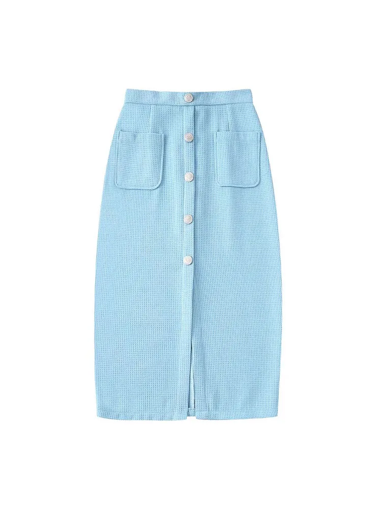 PB&ZA Women 2022 summer New Chic Fashion Tweed Midi Skirts Vintage High Waist Back Zipper pocket Female Skirts Mujer
PB&ZA Women 2022 summer New Chic Fashion Tweed Midi Skirts Vintage High Waist Back Zipper pocket Female Skirts Mujer