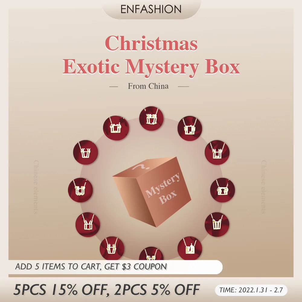ENFASHION Cute Animal Necklaces Lucky Mystery Box Most Popular New Surprise Christmas Gifts 100% Winning Random Fashion Jewelry
ENFASHION Cute Animal Necklaces Lucky Mystery Box Most Popular New Surprise Christmas Gifts 100% Winning Random Fashion Jewelry