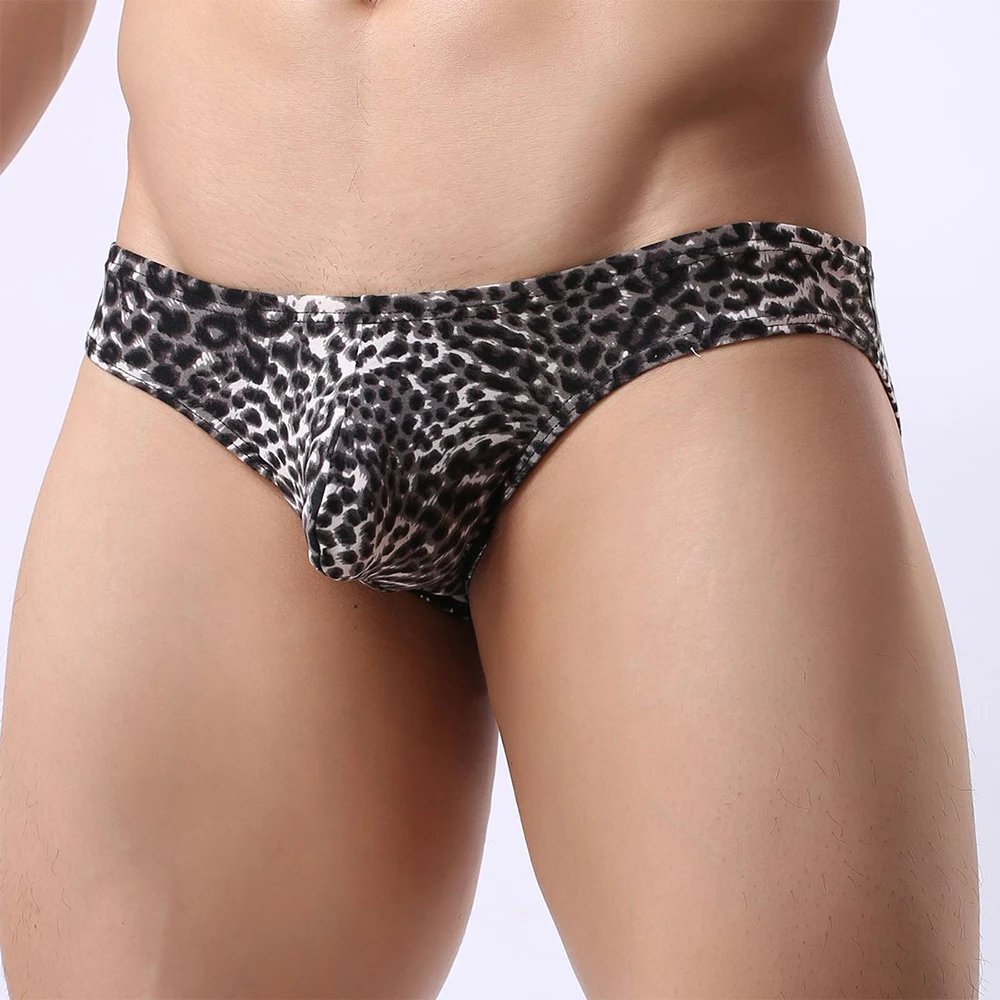 Low Rise Soft Leopard Print Underwear Briefs Men Bikini Smooth Hips Underpants Sexy Undies Men U Convex Pouch Panties A50
Low Rise Soft Leopard Print Underwear Briefs Men Bikini Smooth Hips Underpants Sexy Undies Men U Convex Pouch Panties A50