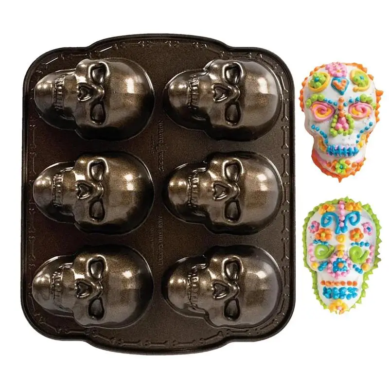 3D Skull Mold Baking Pan for Halloween, Cake Mold,Ice mold,Food Grade Silicone DIY Skull Cake Pan,Halloween Decor Birthday Party
3D Skull Mold Baking Pan for Halloween, Cake Mold,Ice mold,Food Grade Silicone DIY Skull Cake Pan,Halloween Decor Birthday Party