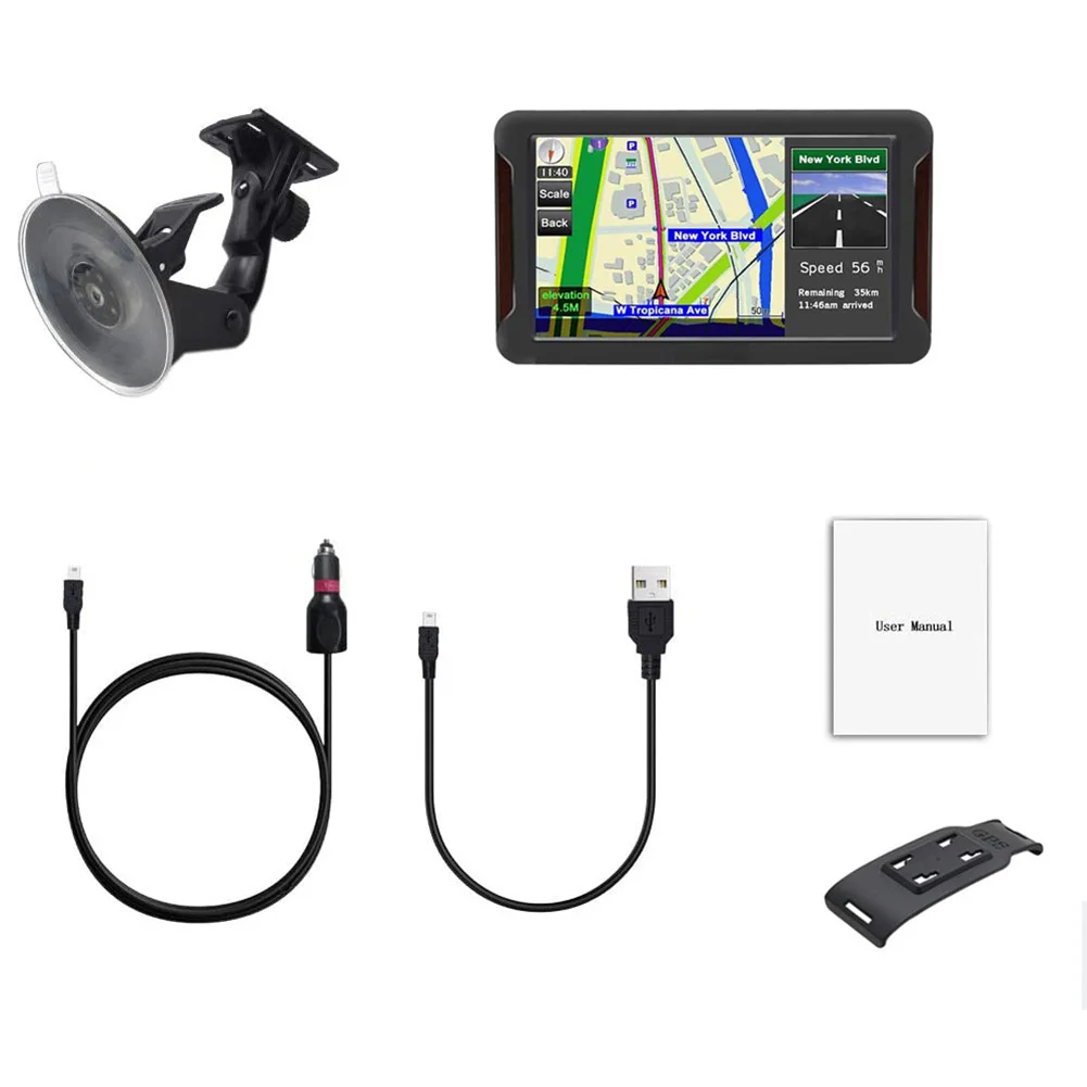 7 Inch Car GPS Navigation Sat Nav 256 RAM/8GB Memory Bluetooth AV-IN Bundle Free New Maps Car Accessories
7 Inch Car GPS Navigation Sat Nav 256 RAM/8GB Memory Bluetooth AV-IN Bundle Free New Maps Car Accessories