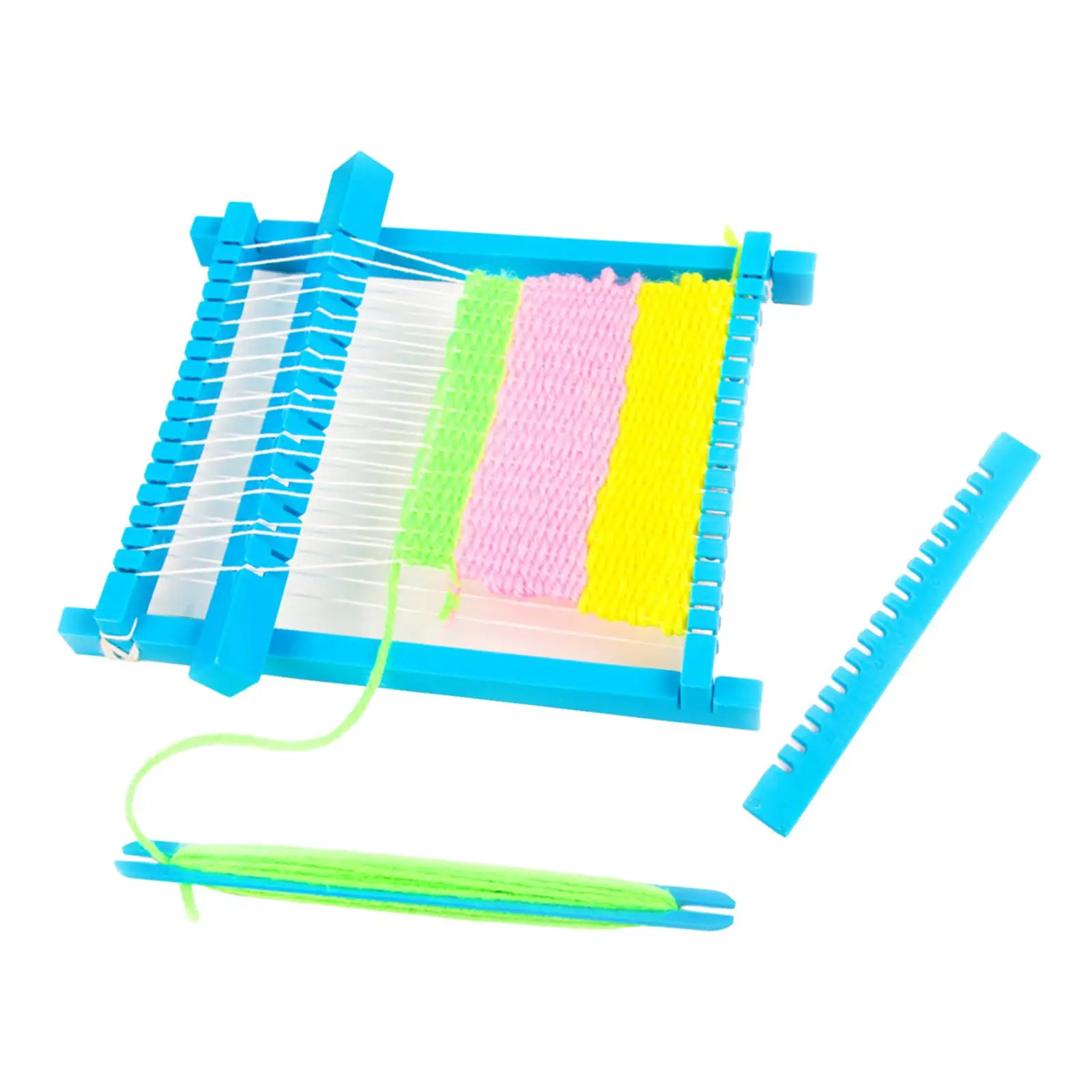 

1 Set Weaving Loom DIY Handmade Creative with Accs Multifunctional Craft Sewing Woven Machine Toy for Children Kids Beginners