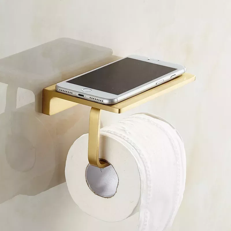 Brass Toilet paper holder Tissue holder Gold WC Paper Roll Rack Kitchen Roll Holder Bathroom Hardware
Brass Toilet paper holder Tissue holder Gold WC Paper Roll Rack Kitchen Roll Holder Bathroom Hardware
