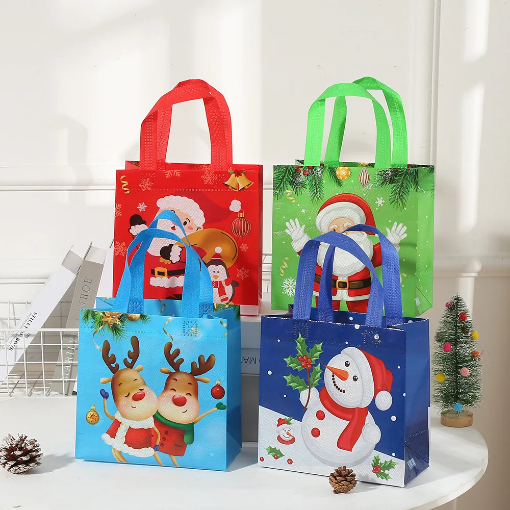 24/50Pcs Xmas Christmas Non-woven Fabric Tote Bags Candy Gift Packaging Santa Claus Kids Holiday Happy New Year Party Favors
24/50Pcs Xmas Christmas Non-woven Fabric Tote Bags Candy Gift Packaging Santa Claus Kids Holiday Happy New Year Party Favors