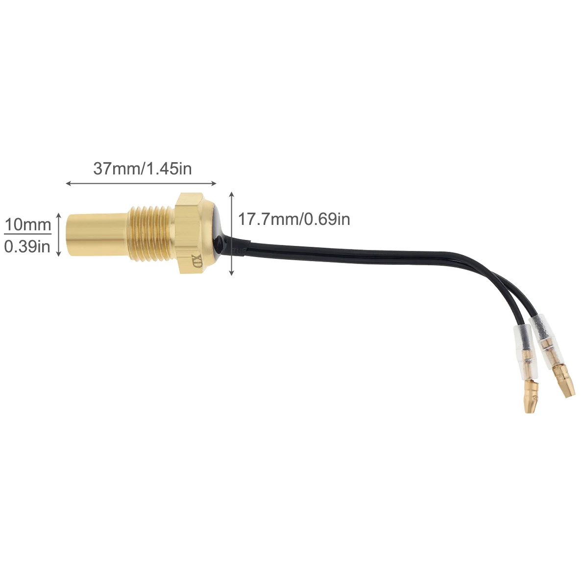 Датчик температуры воды для автомобиля, 12 В, 24 В, штекер-разъем, универсальный, 10 мм, 12 мм, 14 мм, 16 мм, 17 мм, 21 мм 
Датчик температуры воды для автомобиля, 12 В, 24 В, штекер-разъем, универсальный, 10 мм, 12 мм, 14 мм, 16 мм, 17 мм, 21 мм
