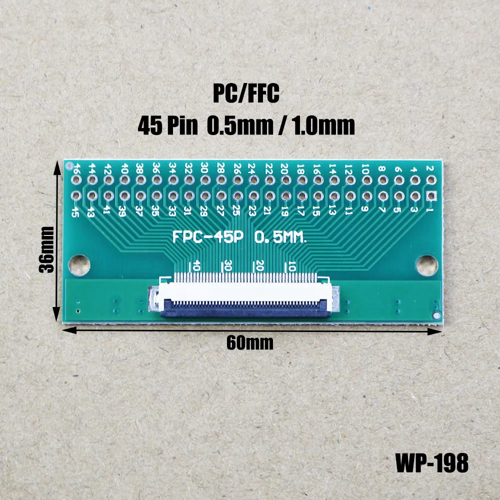 1pc 6/8/10/20/30/36/40/42/45Pin Double Sided FPC/FFC Soft line Adapter Connector 0.5mm To 1.0mm Straight 2.54 Soft Line Adapter
1pc 6/8/10/20/30/36/40/42/45Pin Double Sided FPC/FFC Soft line Adapter Connector 0.5mm To 1.0mm Straight 2.54 Soft Line Adapter