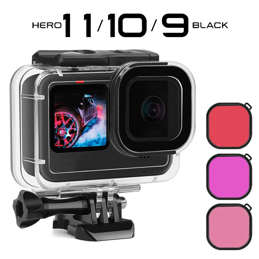 Водонепроницаемый чехол за GoPro Hero 11 10 9 Black аксессуары 60 м Красный Пурпурный Розовый Цвет Фильтр Дайвинг -жилье защитник Под водой Дайв -оболочка go pro камера
Водонепроницаемый чехол за GoPro Hero 11 10 9 Black аксессуары 60 м Красный Пурпурный Розовый Цвет Фильтр Дайвинг -жилье защитник Под водой Дайв -оболочка go pro камера