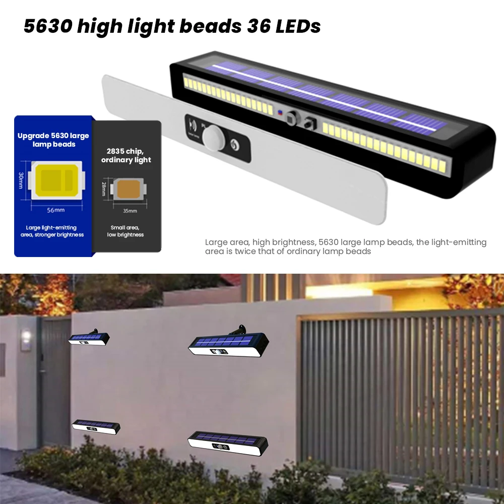 Waterproof Solar Light Home Outdoor Solar Wall Lamp Motion Sensor Landscape Garden Decorative Lights with Adjustable Bracket
Waterproof Solar Light Home Outdoor Solar Wall Lamp Motion Sensor Landscape Garden Decorative Lights with Adjustable Bracket