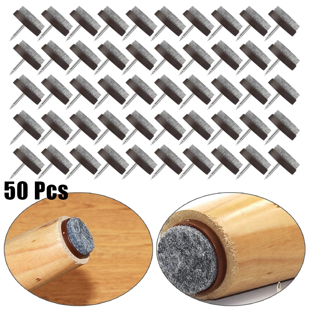 50Pcs Furniture Felt Pads Chair Leg Nail Slides Pads Plastic&Felt 20mm Furniture Feet For Non-Slip Chair Glides Leg
50Pcs Furniture Felt Pads Chair Leg Nail Slides Pads Plastic&Felt 20mm Furniture Feet For Non-Slip Chair Glides Leg