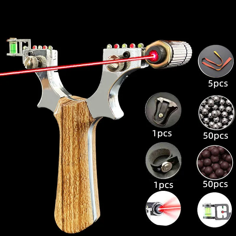 2022 New Outdoor Hunting Alloy Slingshot High Precision Shooting Catapult with Rubber Band Portable Hunting Catapult
2022 New Outdoor Hunting Alloy Slingshot High Precision Shooting Catapult with Rubber Band Portable Hunting Catapult