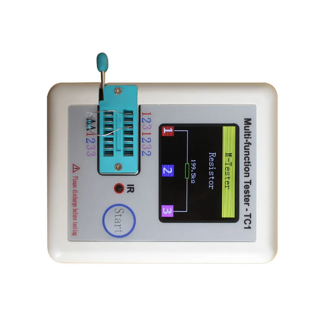 Transistor Tester Digital Display Capacitance PNP Resistance Infrared Wave MOSFET LCR Meter Electrician Test Detector
Transistor Tester Digital Display Capacitance PNP Resistance Infrared Wave MOSFET LCR Meter Electrician Test Detector