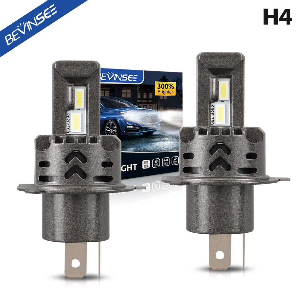 Светодиодные лампы Bevinsee для мотоцикла, 2 шт., H4, 50 Вт, 6000 лм
Светодиодные лампы Bevinsee для мотоцикла, 2 шт., H4, 50 Вт, 6000 лм