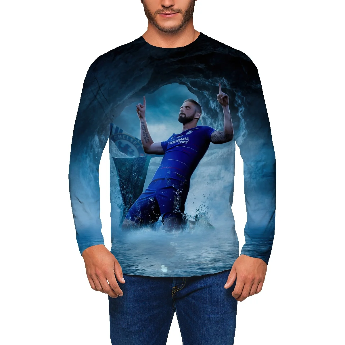 Spring and autumn American retro men's round neck sweater ins tide brand fat man plus size anime printing washed bottoming shirt
Spring and autumn American retro men's round neck sweater ins tide brand fat man plus size anime printing washed bottoming shirt