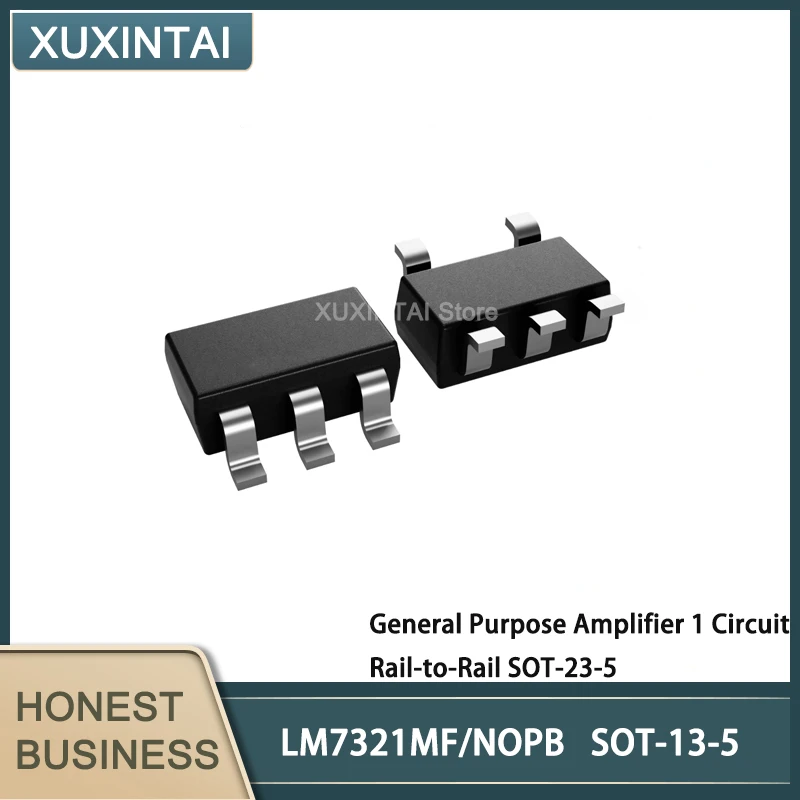10Pcs/Lot LM7321MF/NOPB LM7321 General Purpose Amplifier 1 Circuit Rail-to-Rail SOT-23-5
10Pcs/Lot LM7321MF/NOPB LM7321 General Purpose Amplifier 1 Circuit Rail-to-Rail SOT-23-5