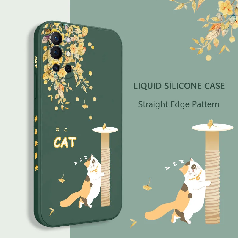 Playful Kitten Phone Case For Oneplus 9R 9RT 9 8T 8 7 7T Pro 5G Liquid Silicone Cover 
Playful Kitten Phone Case For Oneplus 9R 9RT 9 8T 8 7 7T Pro 5G Liquid Silicone Cover