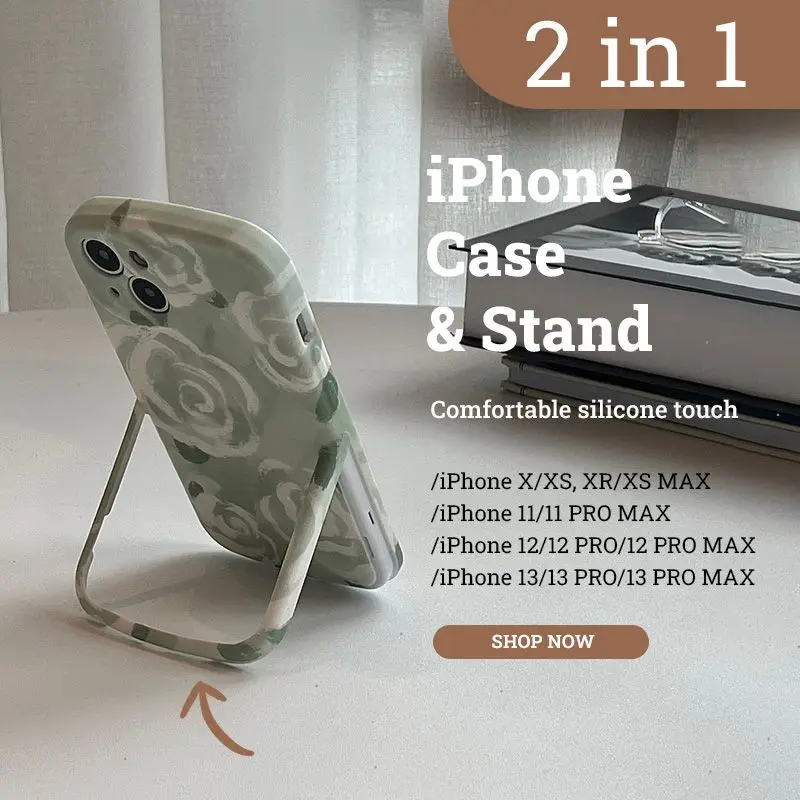 2 в 1, силиконовый чехол-подставка для iPhone 14, 13, 12 Pro Max
2 в 1, силиконовый чехол-подставка для iPhone 14, 13, 12 Pro Max
