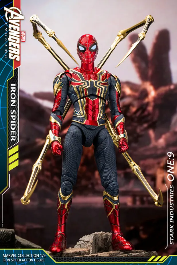 Disney Original Marvel Avengers Iron Spiderman Articulated 1/9 Action Figures Toys Birthday Gifts
Disney Original Marvel Avengers Iron Spiderman Articulated 1/9 Action Figures Toys Birthday Gifts