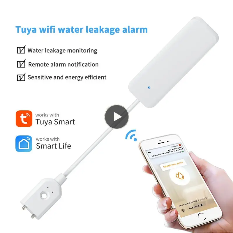 Умный детектор утечки воды Zigbee, Датчик потока воды с приложением для умного дома
Умный детектор утечки воды Zigbee, Датчик потока воды с приложением для умного дома