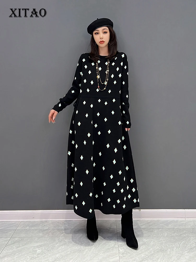 XITAO Fashion Black Bandage Dress Temperament New Long Sleeve Simplicity O-neck Collar Autumn Casual Loose Dress WLD8985
XITAO Fashion Black Bandage Dress Temperament New Long Sleeve Simplicity O-neck Collar Autumn Casual Loose Dress WLD8985