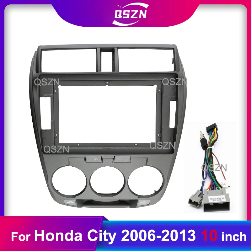 Автомобильный радиоприемник, 10 дюймов, 2 din, облицовочная рамка для Honda City 2006-2013, панель для установки приборной панели, облицовка, кабель питания canbus, стерео
Автомобильный радиоприемник, 10 дюймов, 2 din, облицовочная рамка для Honda City 2006-2013, панель для установки приборной панели, облицовка, кабель питания canbus, стерео
