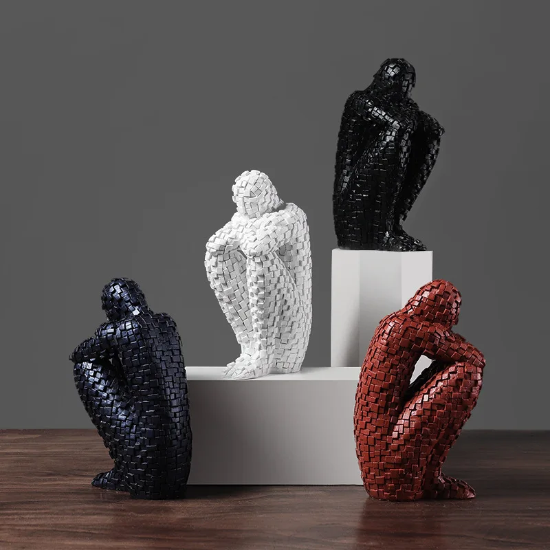 Mosaic Thinker Resin Abstract Figure Statue Nordic Creative Bookshelf Ornament Home Decor Accessories Craft Collectibles
Mosaic Thinker Resin Abstract Figure Statue Nordic Creative Bookshelf Ornament Home Decor Accessories Craft Collectibles