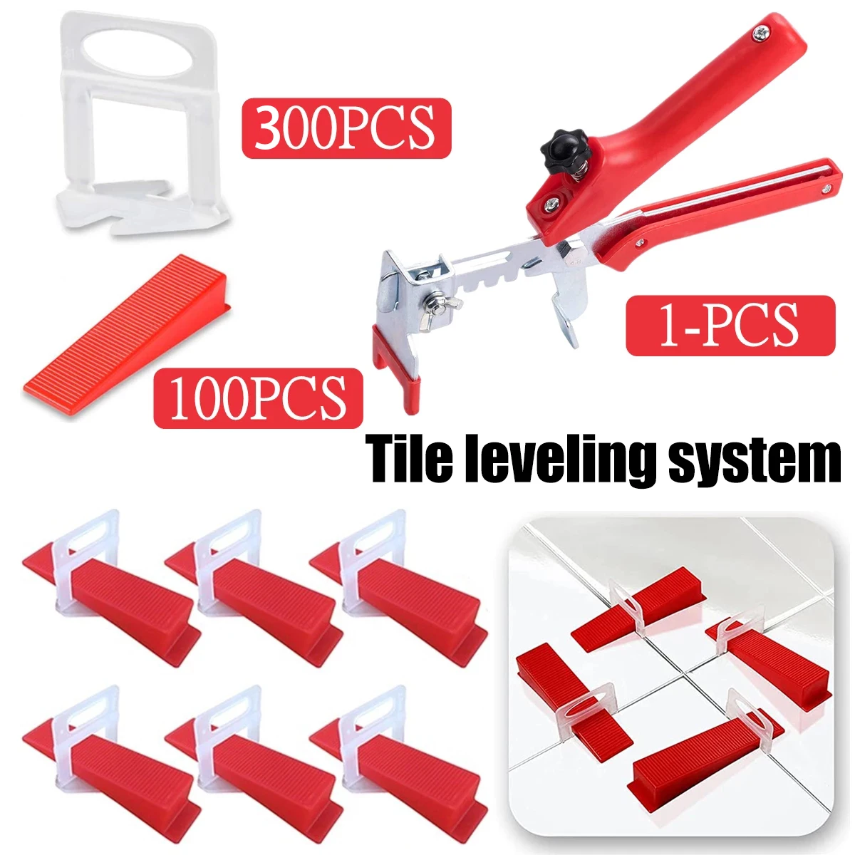 401pcs Tile Leveling System Kit 1mm system tile laying pliers wedge pliers aligning tile tool Newly upgraded Construction Tool
401pcs Tile Leveling System Kit 1mm system tile laying pliers wedge pliers aligning tile tool Newly upgraded Construction Tool
