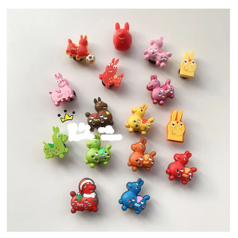 Geniune Cute Shoe Charms Accessories Cartoon 3D Rody Pony Figures Shoes Buckle Decorations for Sandals Kids Gift New | Игрушки и хобби