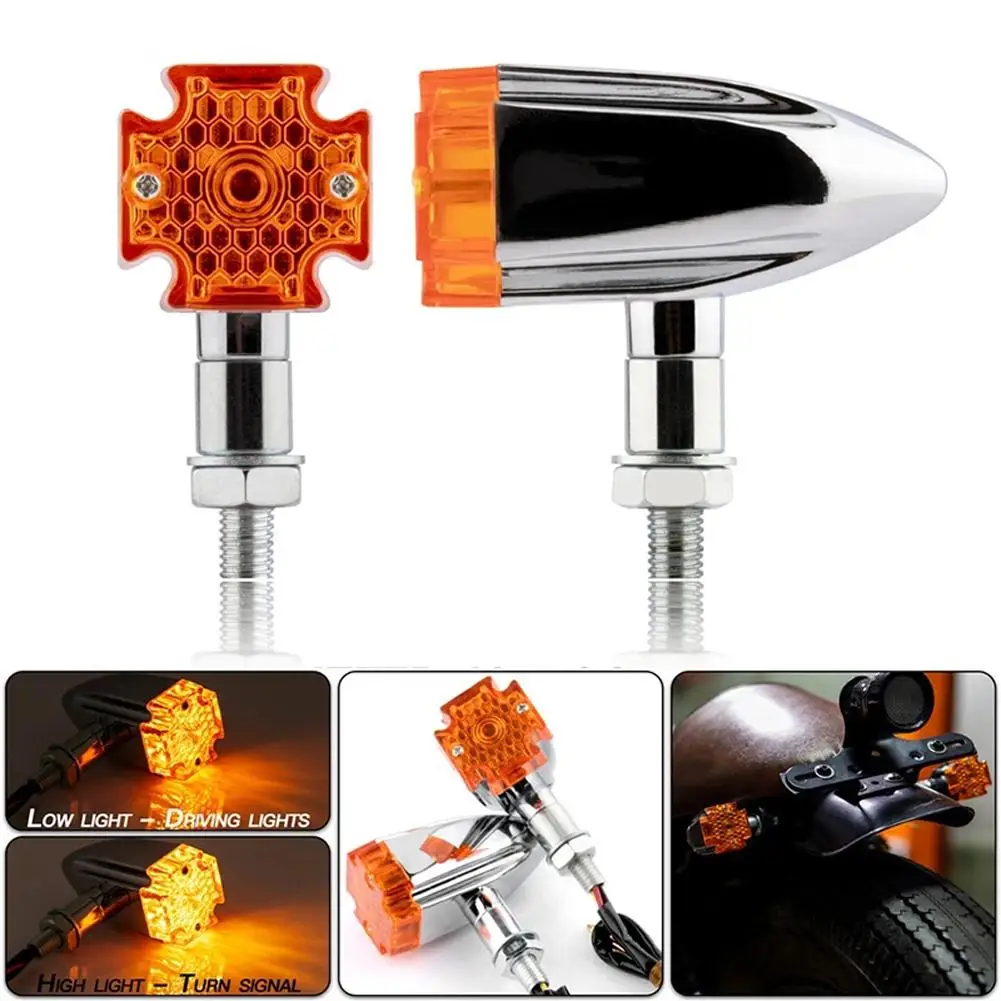 2pcs Motorcycle Turn Signal Aluminum Alloy Retro Cross-Shaped LED Fog Lamp Driving Light Modification Accessories
2pcs Motorcycle Turn Signal Aluminum Alloy Retro Cross-Shaped LED Fog Lamp Driving Light Modification Accessories