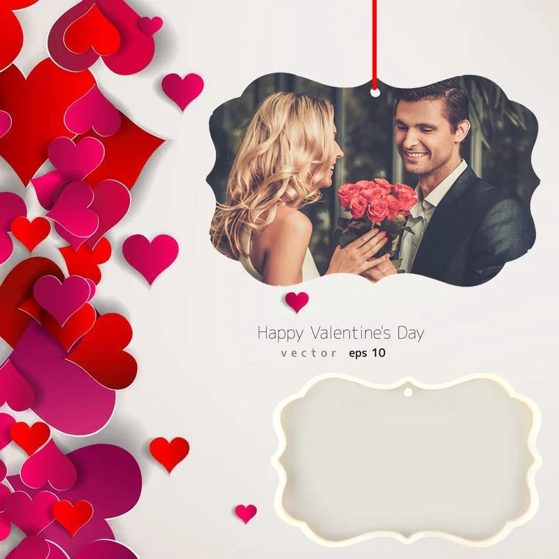 DIY Valentine's Day Christmas Album Pendant Pendant Crystal Epoxy Mould Mirror Album Decoration Silicone Mould
DIY Valentine's Day Christmas Album Pendant Pendant Crystal Epoxy Mould Mirror Album Decoration Silicone Mould
