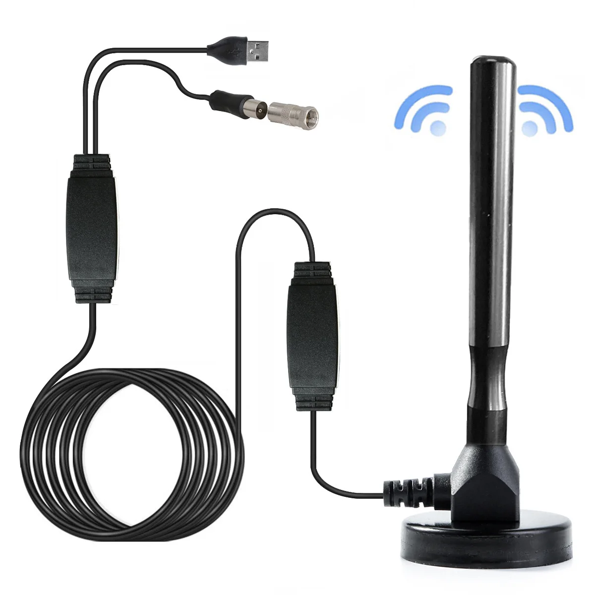 Indoor TV Antenna 28dBi High Gain Omni-Directional Digital Antenna 5m Cable with Dual Amplifier Indoor TV Antenna
Indoor TV Antenna 28dBi High Gain Omni-Directional Digital Antenna 5m Cable with Dual Amplifier Indoor TV Antenna