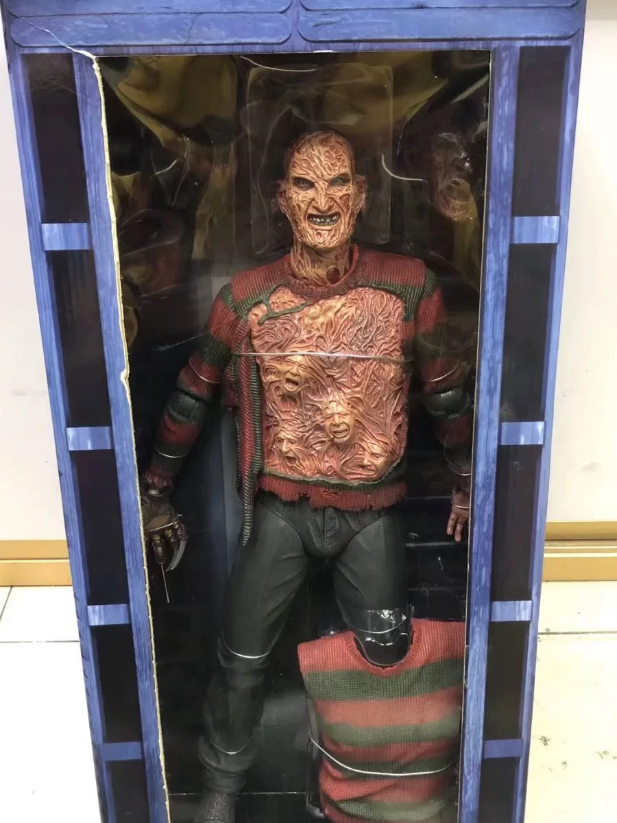 NECA Freddy Krueger Action Figure Original Nightmare on Elm Street Freddy Revenge 45CM Joints Movable 1/4 Model Toy Collection
NECA Freddy Krueger Action Figure Original Nightmare on Elm Street Freddy Revenge 45CM Joints Movable 1/4 Model Toy Collection