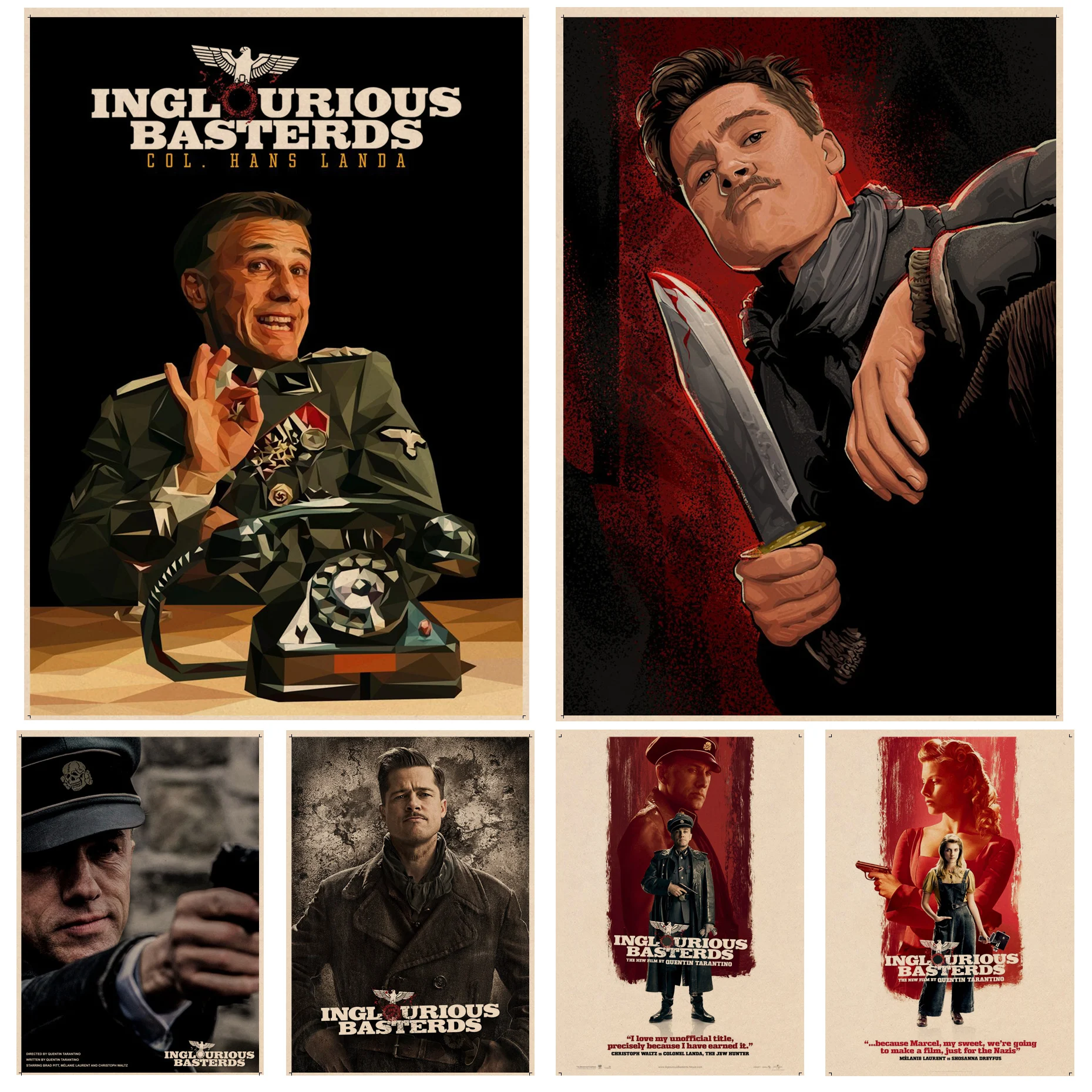 Inglourious Basterds Good Quality Prints And Posters Vintage Room Home Bar Cafe Decor Room Wall Decor
Inglourious Basterds Good Quality Prints And Posters Vintage Room Home Bar Cafe Decor Room Wall Decor