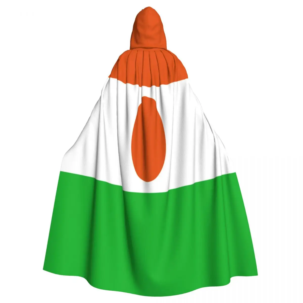 Adult Cloak Cape Hooded Niger Flag Medieval Costume Witch Wicca Vampire Elf Purim Carnival Party
Adult Cloak Cape Hooded Niger Flag Medieval Costume Witch Wicca Vampire Elf Purim Carnival Party