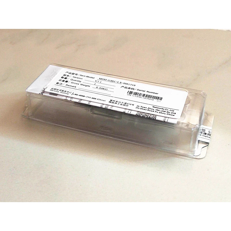 100% new box with 1 year warranty (high end) MINI-GBIC-SX-MM850 requires more angle photos, please contact me
100% new box with 1 year warranty (high end) MINI-GBIC-SX-MM850 requires more angle photos, please contact me